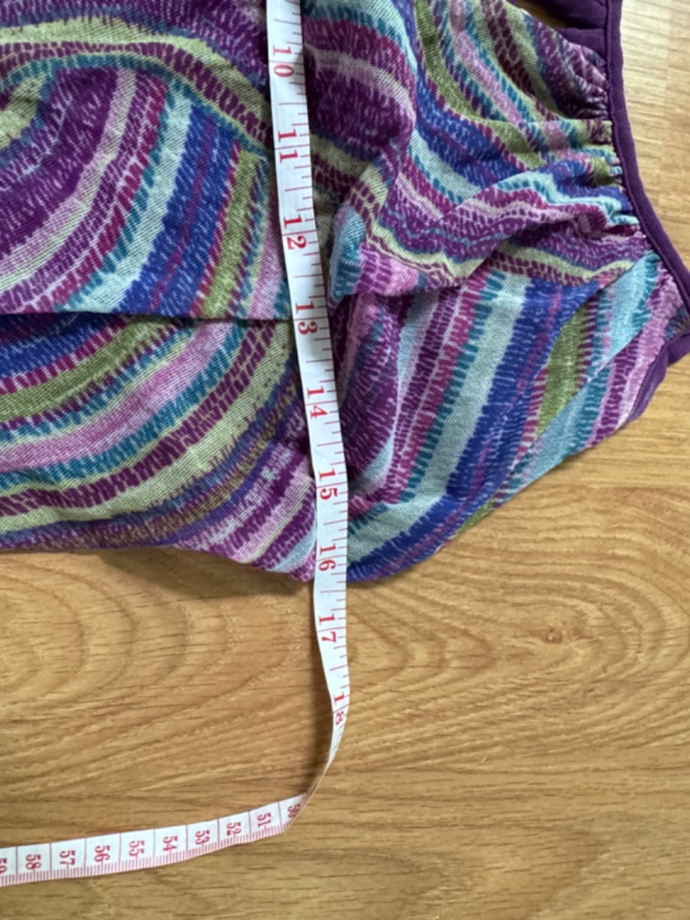 Sweet Pea by Stacy Frati Purple Multicolor Layered Tank Top M - Picture 4 of 6